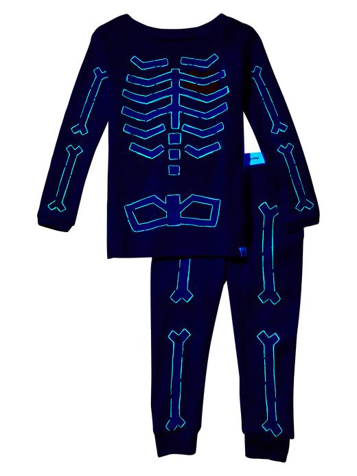 Image number 2 showing, Glow-in-the-dark skeleton sleep set