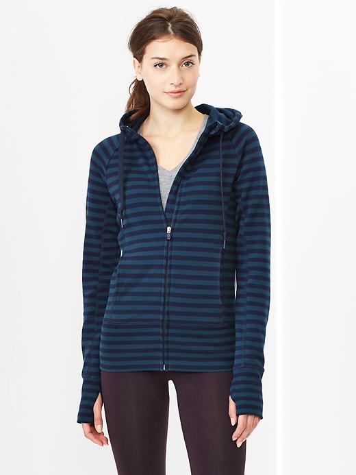 View large product image 1 of 1. GapFit stretch elements hoodie