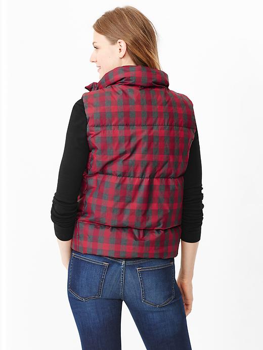 Image number 2 showing, Buffalo plaid puffer vest