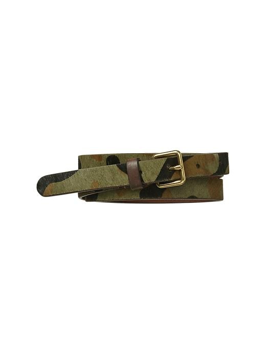 View large product image 1 of 1. Calf hair belt