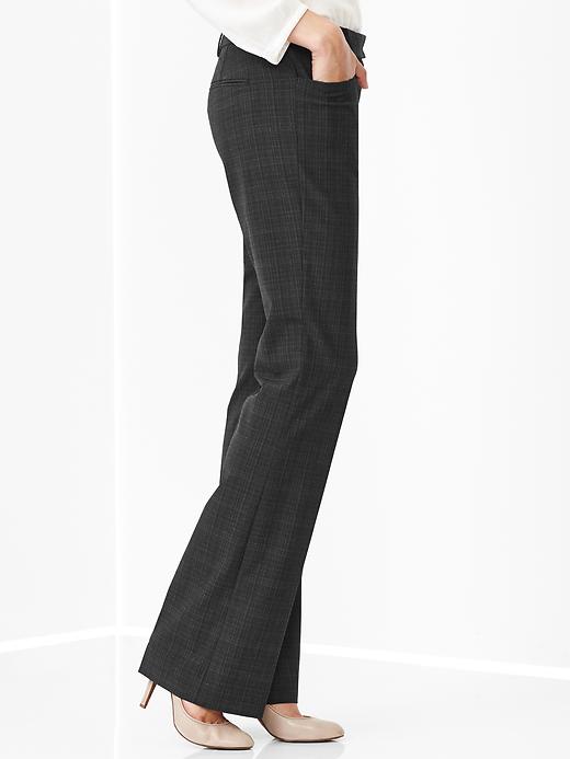 Image number 3 showing, Plaid modern boot pants
