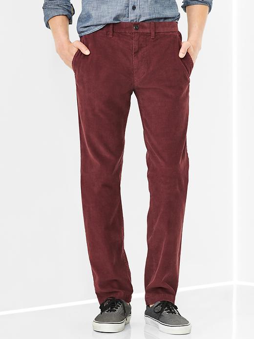 View large product image 1 of 1. Tailored cord pant (slim fit)