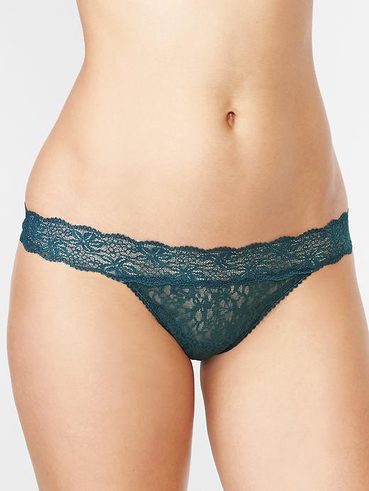 View large product image 1 of 1. Sexy lace thong