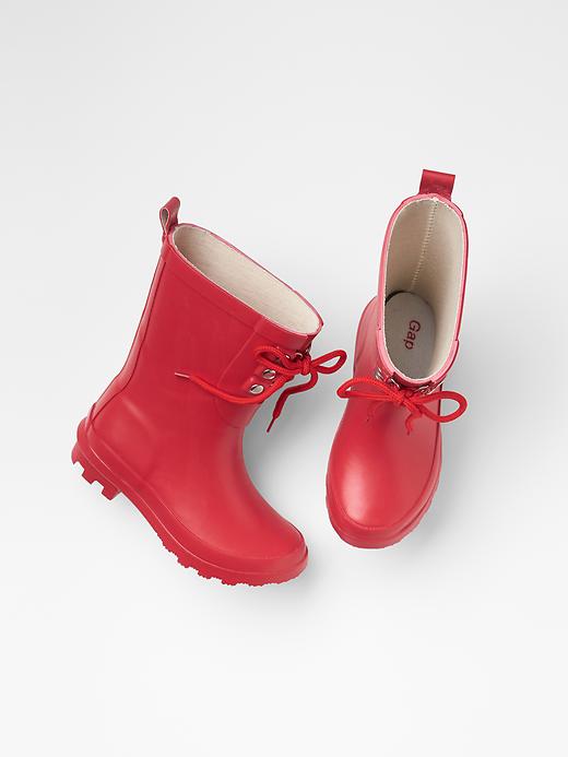 Image number 1 showing, Solid rain boots