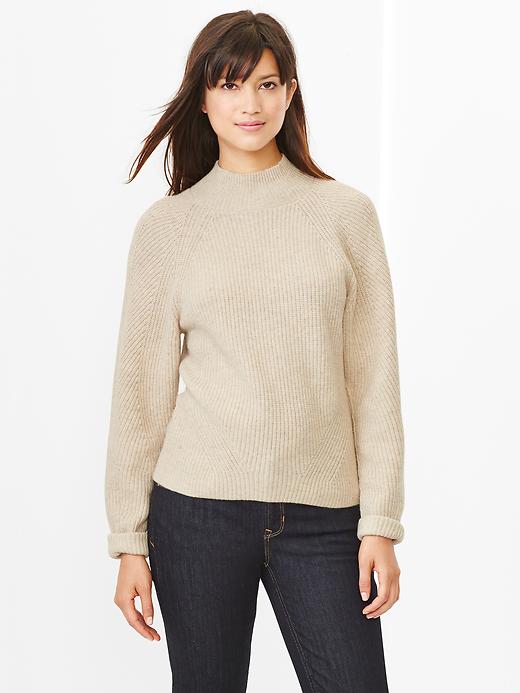 View large product image 1 of 1. Mockneck sweater