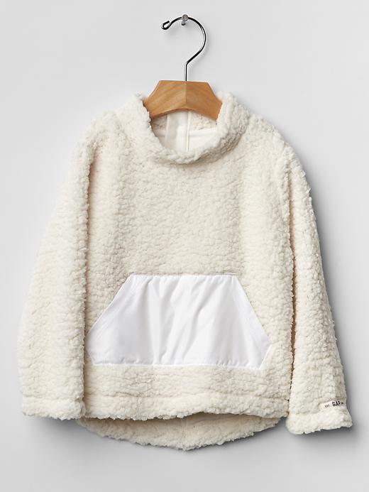 Image number 1 showing, Sherpa mockneck sweater