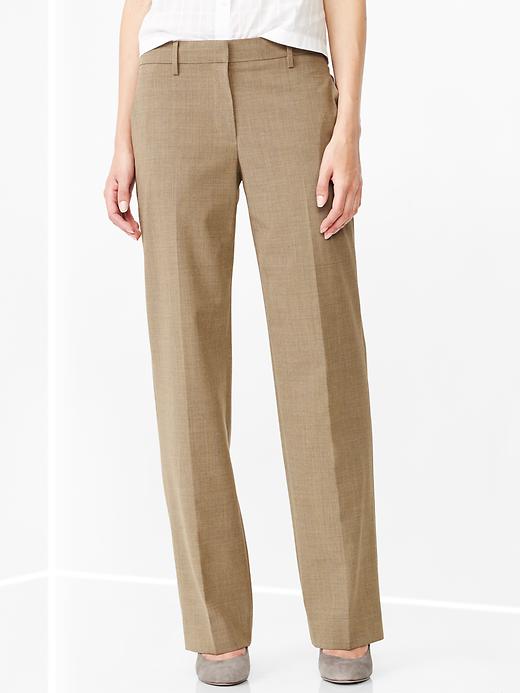 View large product image 1 of 1. Heathered perfect trouser pants