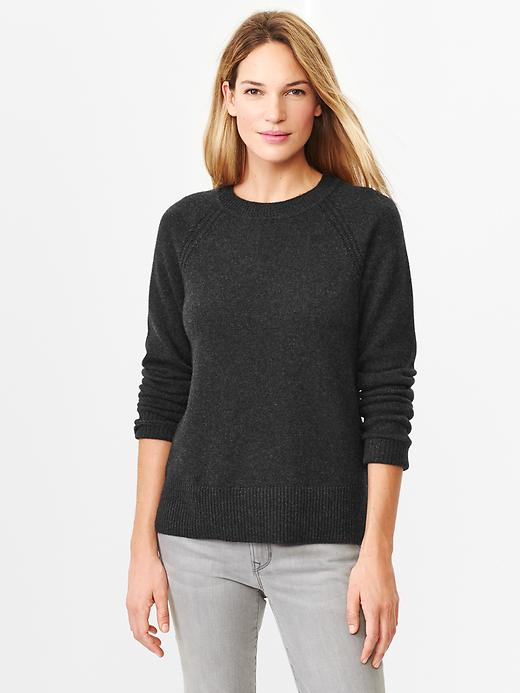 View large product image 1 of 1. Cashmere crew sweater