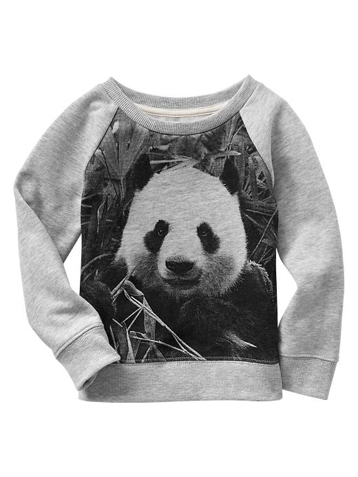 View large product image 1 of 1. Panda photo-real sweatshirt