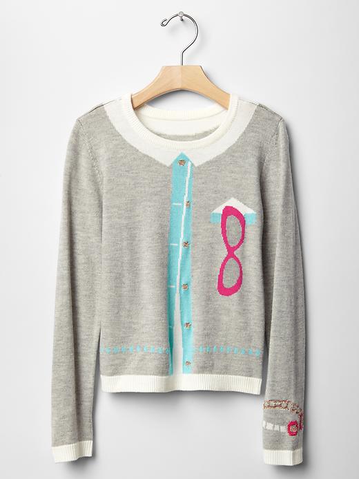 View large product image 1 of 1. Kate Spade New York &hearts; GapKids cardi graphic sweater