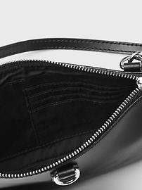 View large product image 3 of 3. Leather convertible crossbody