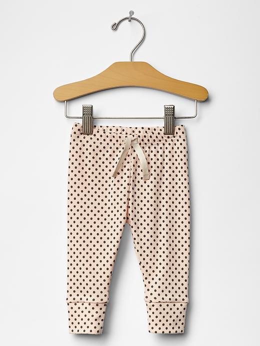 View large product image 1 of 1. Dot banded pants
