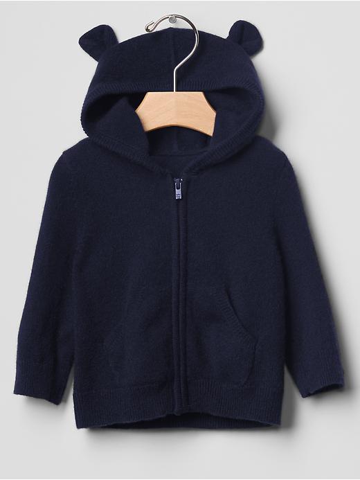 View large product image 1 of 1. Cashmere bear hoodie