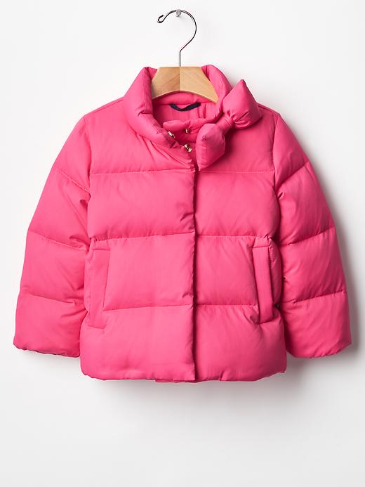 View large product image 1 of 1. Kate Spade New York &hearts; GapKids bow puffer jacket