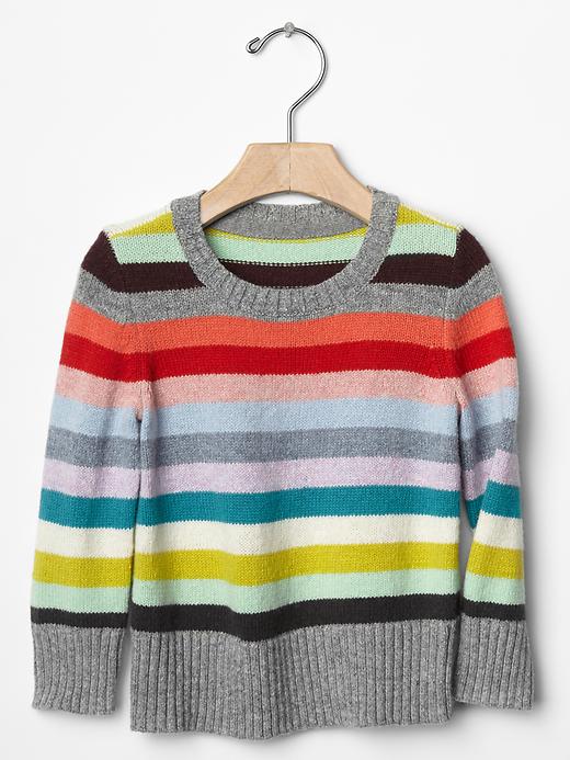 Image number 1 showing, Holiday stripe sweater