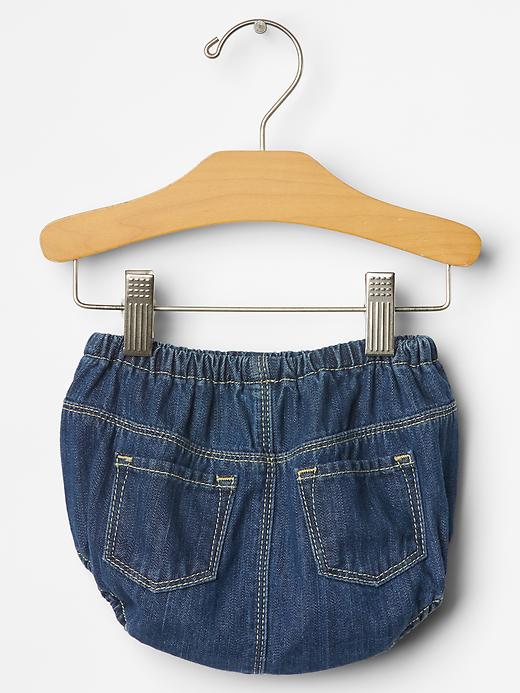 Image number 1 showing, Denim diaper cover