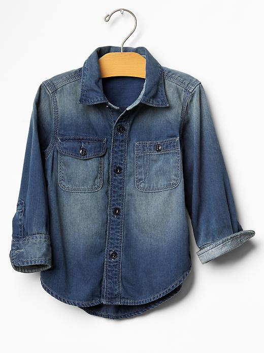 View large product image 1 of 1. Denim shirt