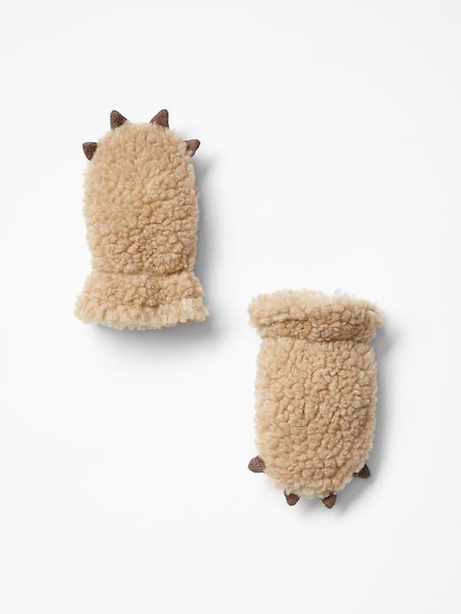 View large product image 1 of 1. Sherpa bear mittens