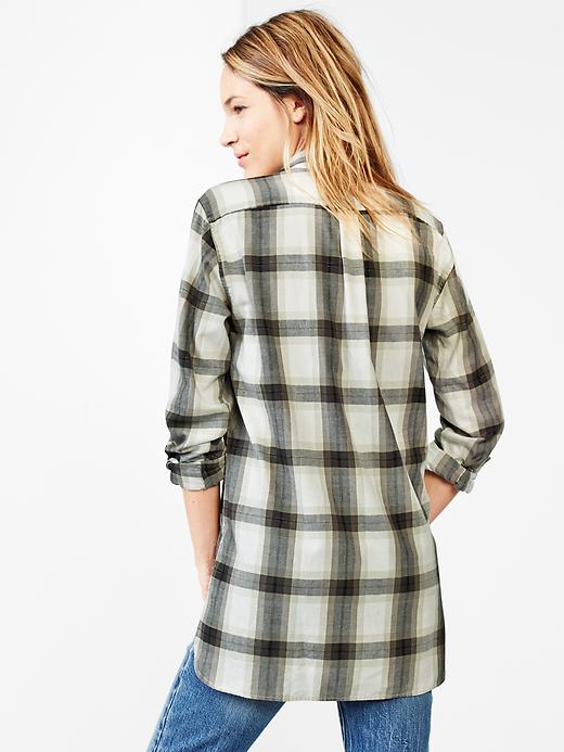 Image number 2 showing, Plaid popover shirt