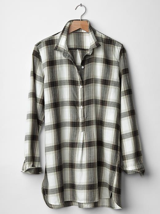 Image number 6 showing, Plaid popover shirt