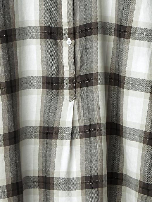 Image number 9 showing, Plaid popover shirt
