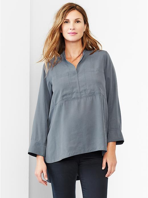 Image number 4 showing, Tencel® tunic popover shirt