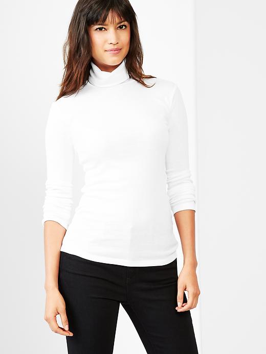 View large product image 1 of 1. Supersoft turtleneck tee