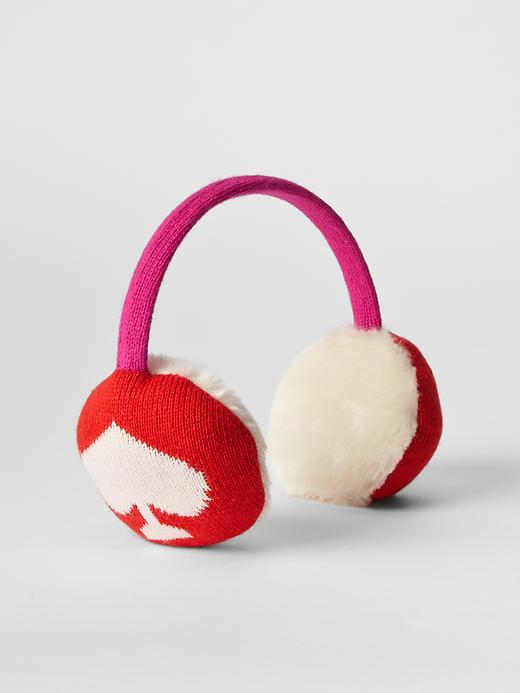 View large product image 1 of 1. Kate Spade New York &hearts; GapKids graphic earmuffs