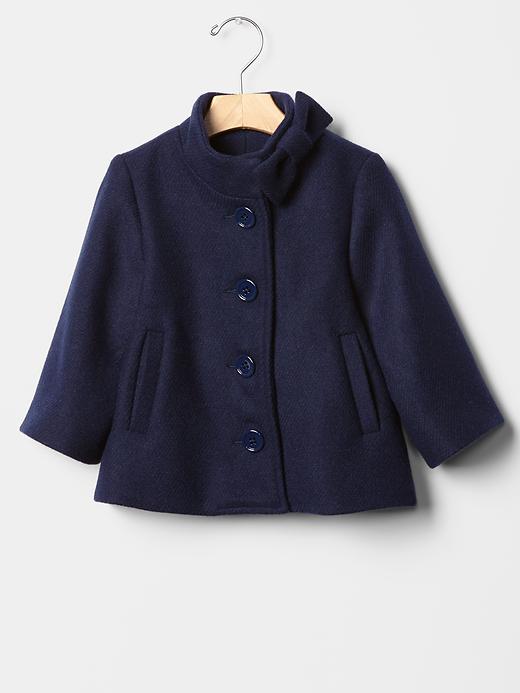 Image number 1 showing, Kate Spade New York &hearts; GapKids bow wool coat