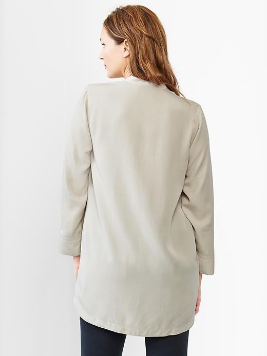 Image number 2 showing, Tencel® tunic popover shirt