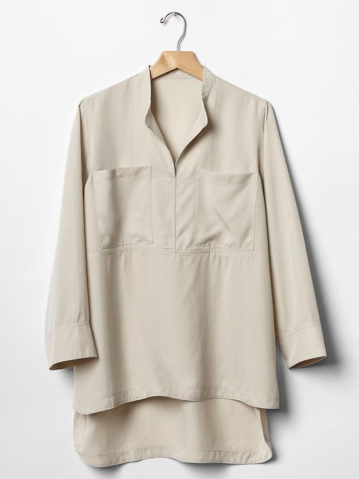 Image number 3 showing, Tencel® tunic popover shirt