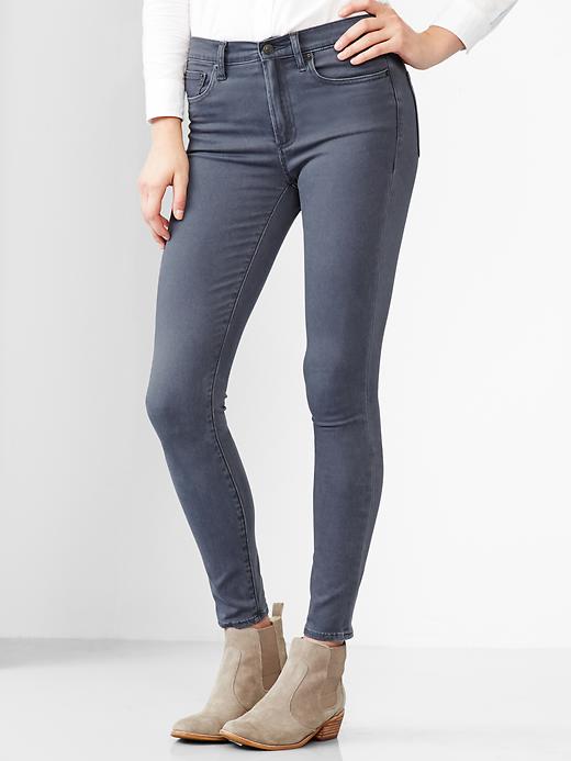 View large product image 1 of 1. 1969 silky high-rise skinny jeans