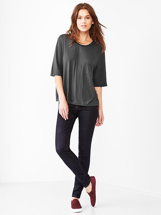 Image number 5 showing, Fluid relaxed tee