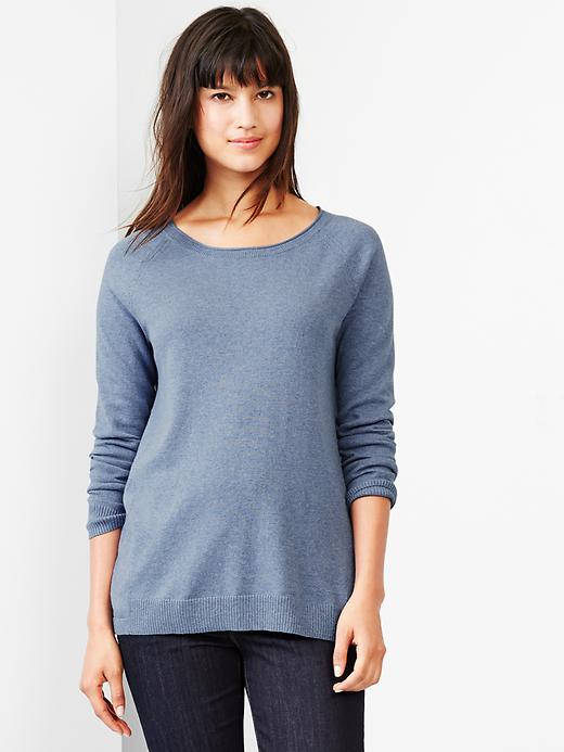 View large product image 1 of 1. Boyfriend raglan sweater
