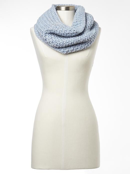 View large product image 1 of 1. Zig-zag cowl scarf