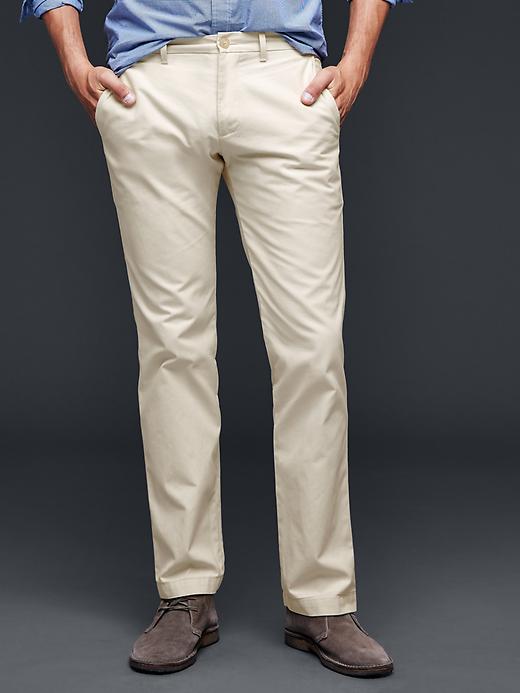 Image number 10 showing, Classic slim fit khakis