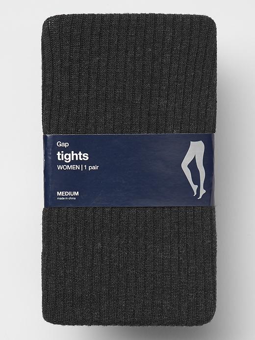 View large product image 1 of 2. Ribbed sweater tights