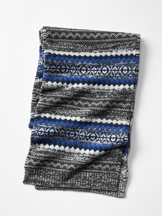 View large product image 1 of 1. Classic Fair Isle scarf