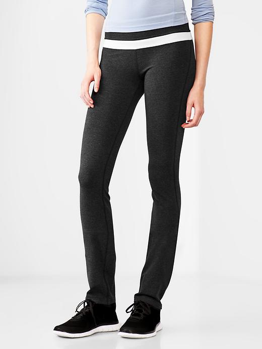 View large product image 1 of 1. GapFit slim straight cotton pants