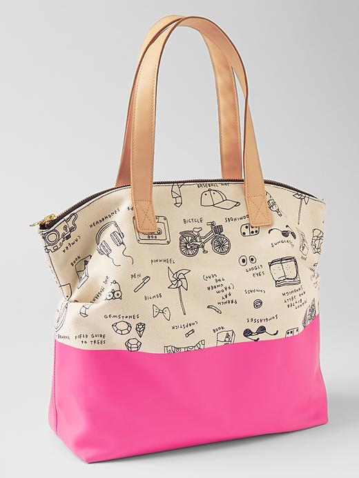 Image number 1 showing, Kate Spade New York &hearts; GapKids colorblock tote