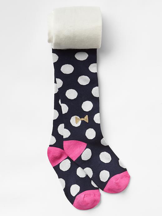 View large product image 1 of 1. Kate Spade New York &hearts; GapKids dot tights