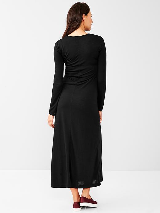 Image number 2 showing, Long-sleeve maxi dress
