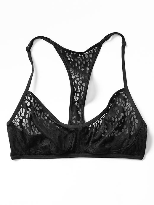 Image number 3 showing, Pullover burnout lace bra
