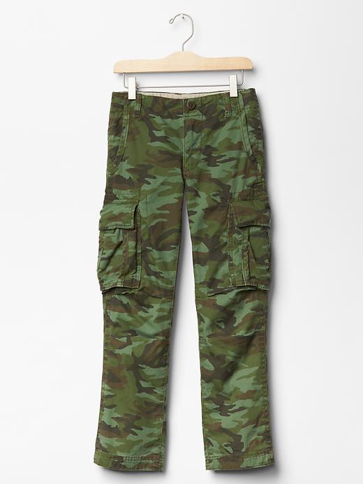 Image number 1 showing, Camo cargo pants