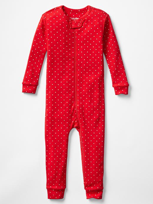 View large product image 1 of 1. Glitter dot sleep one-piece