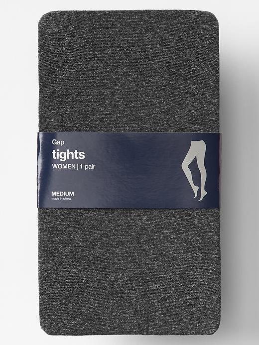 View large product image 1 of 1. Heathered opaque tights