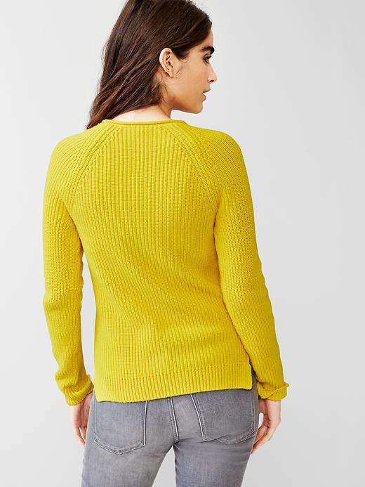 Image number 2 showing, Ribbed raglan sweater