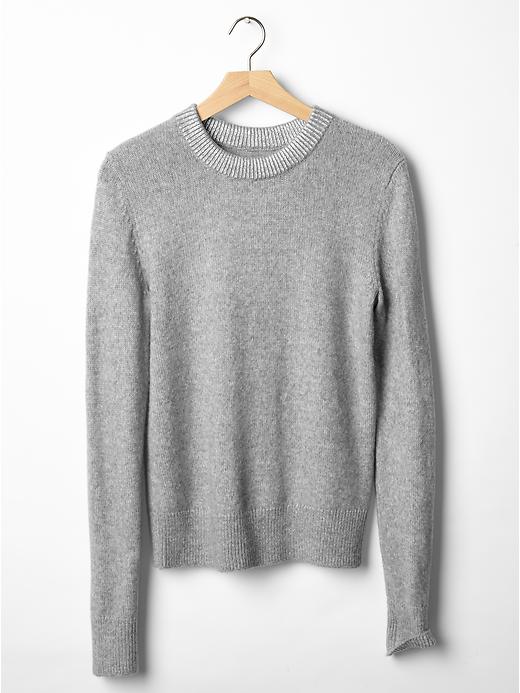 Image number 5 showing, Cozy metallic-neck sweater