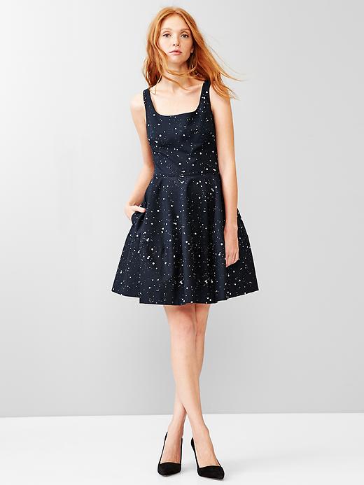 Image number 5 showing, Splatter fit & flare dress