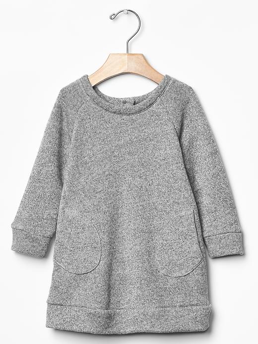 View large product image 1 of 1. Marled sweatshirt dress
